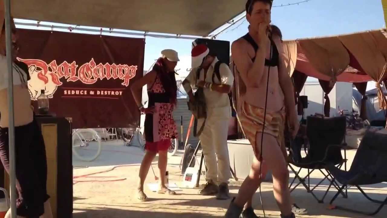 Britney Spears karaoke at burning man YouTube