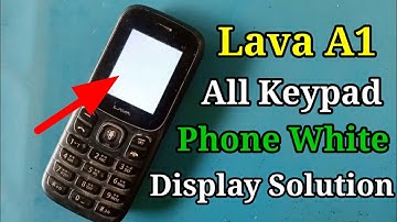 How To Repair Lava A1 White Display Problem Solution// lava A1 white display jumper//white display