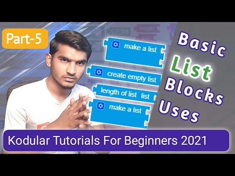 Kodular LISTS BLOCKS Basic Guide Part-5 #mqtechguru #Kodular