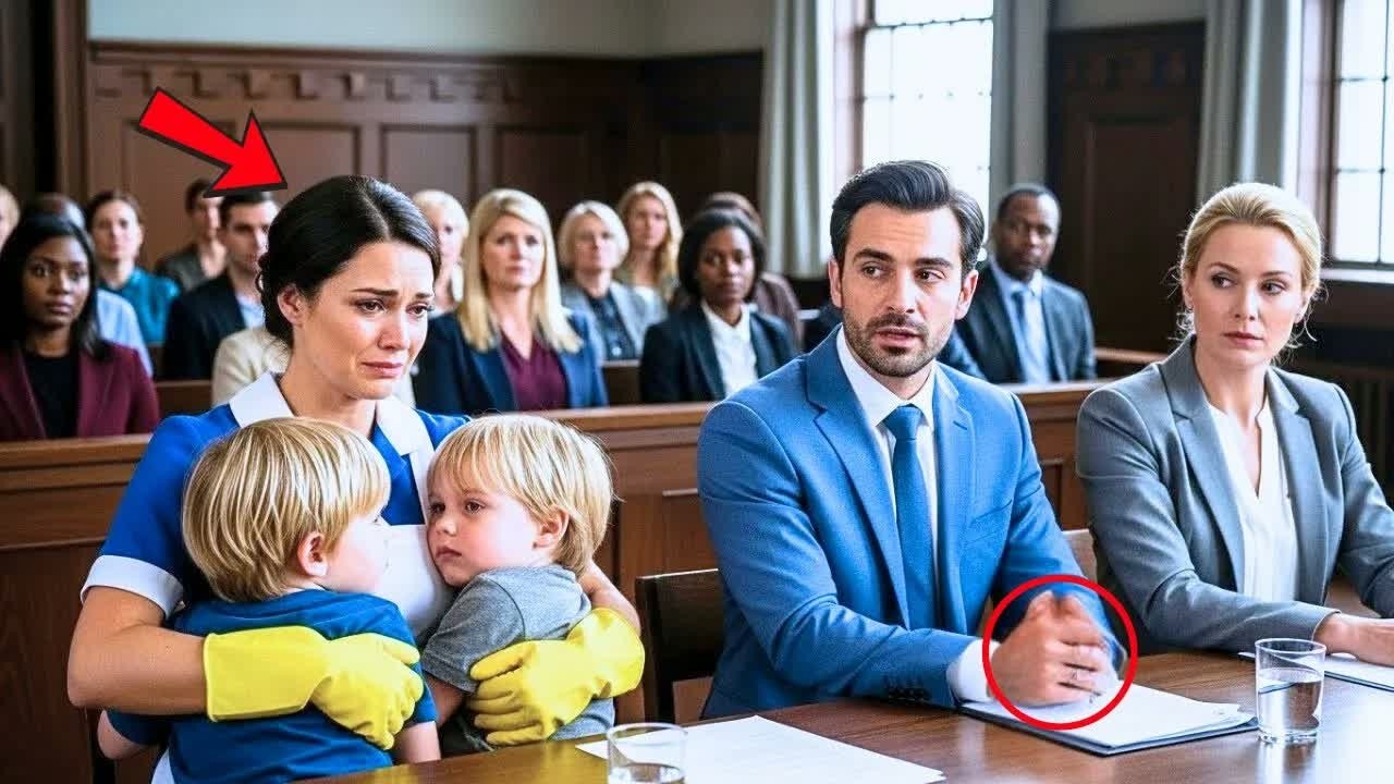 LA TATA ACCUSATA DAL MILIONARIO ANDÒ A PROCESSO DA SOLA — FINO A QUANDO I SUOI GEMELLI APPARVERO