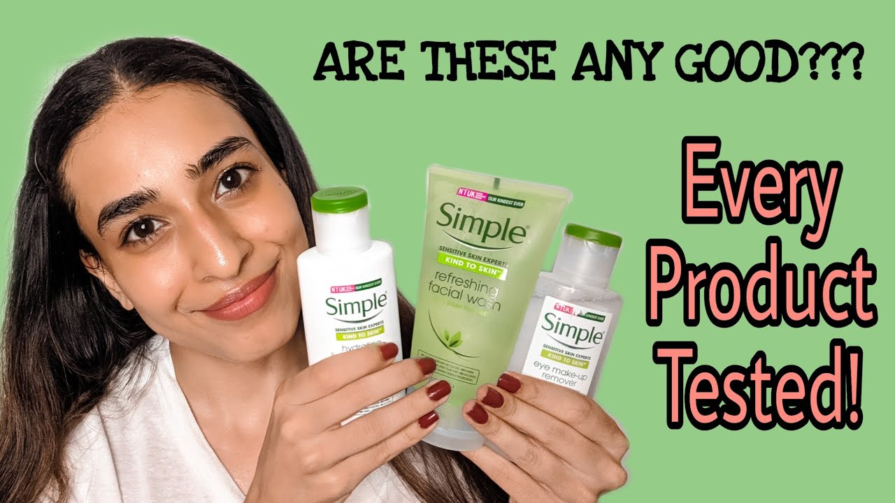 Simple Skincare Products Demo Review Giveaway Youtube