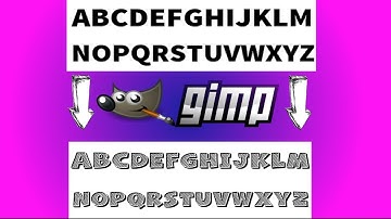 Fast and Simple way - How to add new font in GIMP?