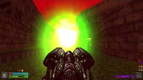 #doom Project brutality 3.0 + neural upscale - Plutonia 2 secret level map32: Go 4 It, 100% secrets