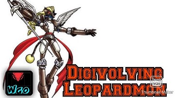 DIGIMON STORY CYBER SLEUTH Digivolving Leopardmon