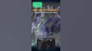 Discover Boris Continuum 2025.5 : BCC+Directional Blur – AI-Powered VFX!