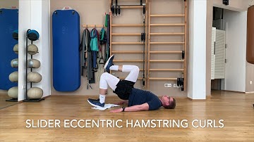 Eccentric single leg sliding leg curl