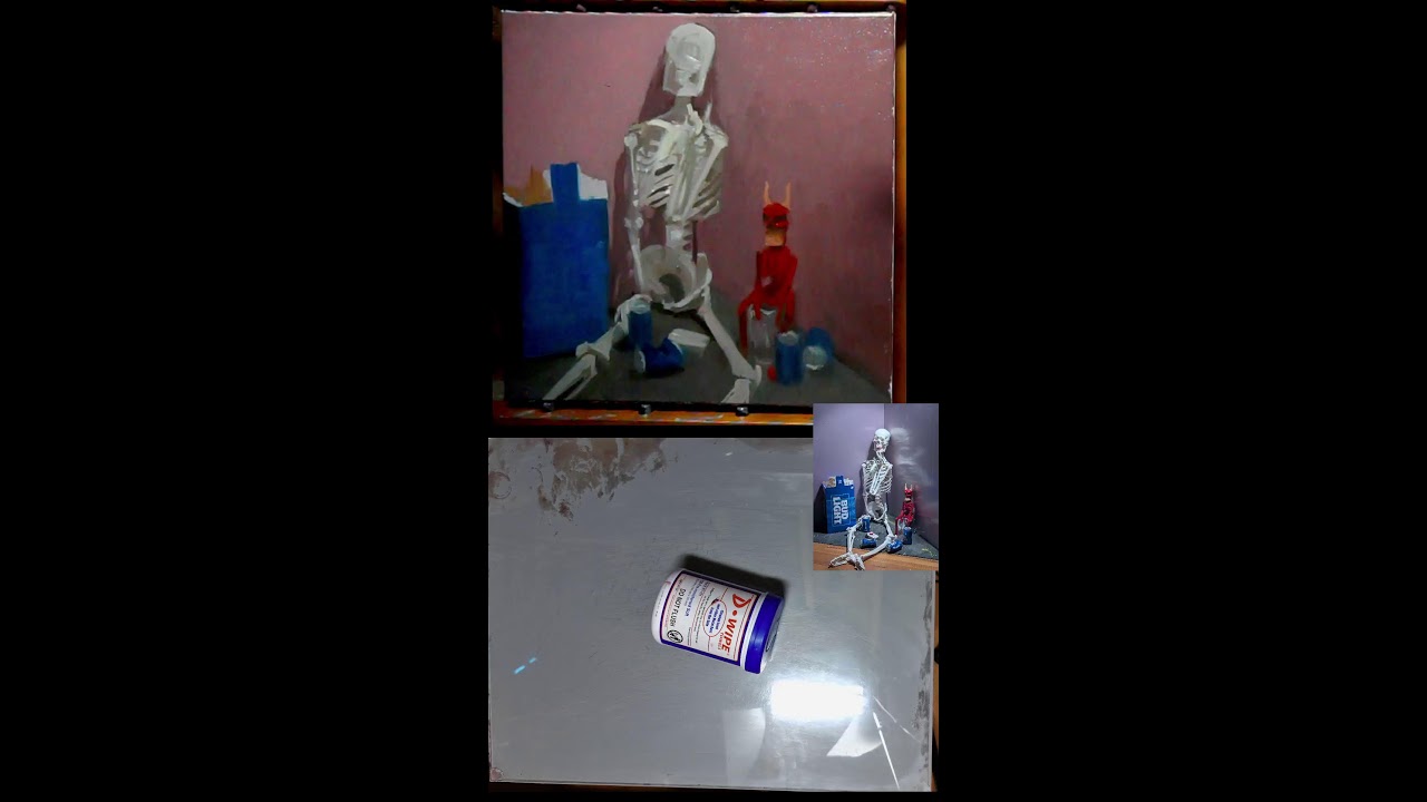 LIVE Oil Painting Rock Bottom Part 2! Please Sub Only 71 away to 1000 subs!
