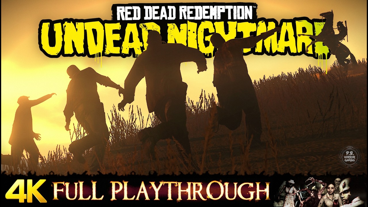 RED DEAD REDEMPETION : UNDEAD NIGHTMARE | FULL GAME Walkthrough Gameplay No Commentary 4K 60FPS PC