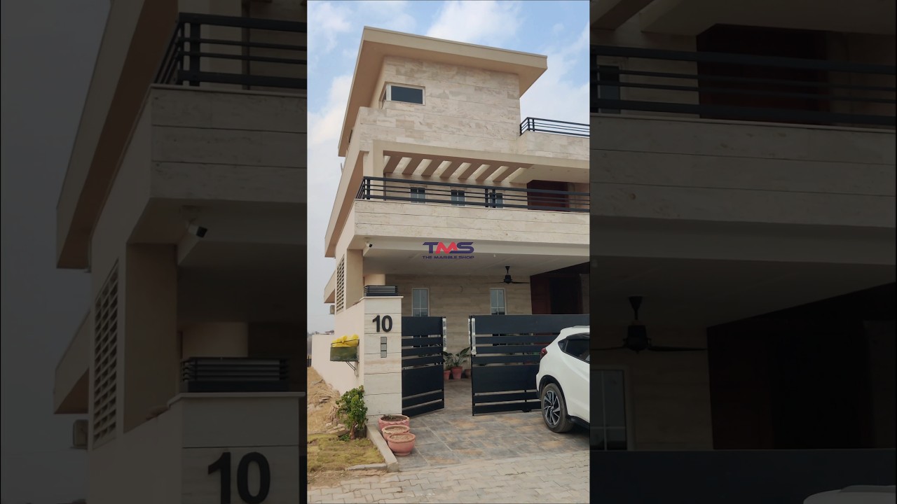 Travertine Marble | Front Elevation | The Marble Shop