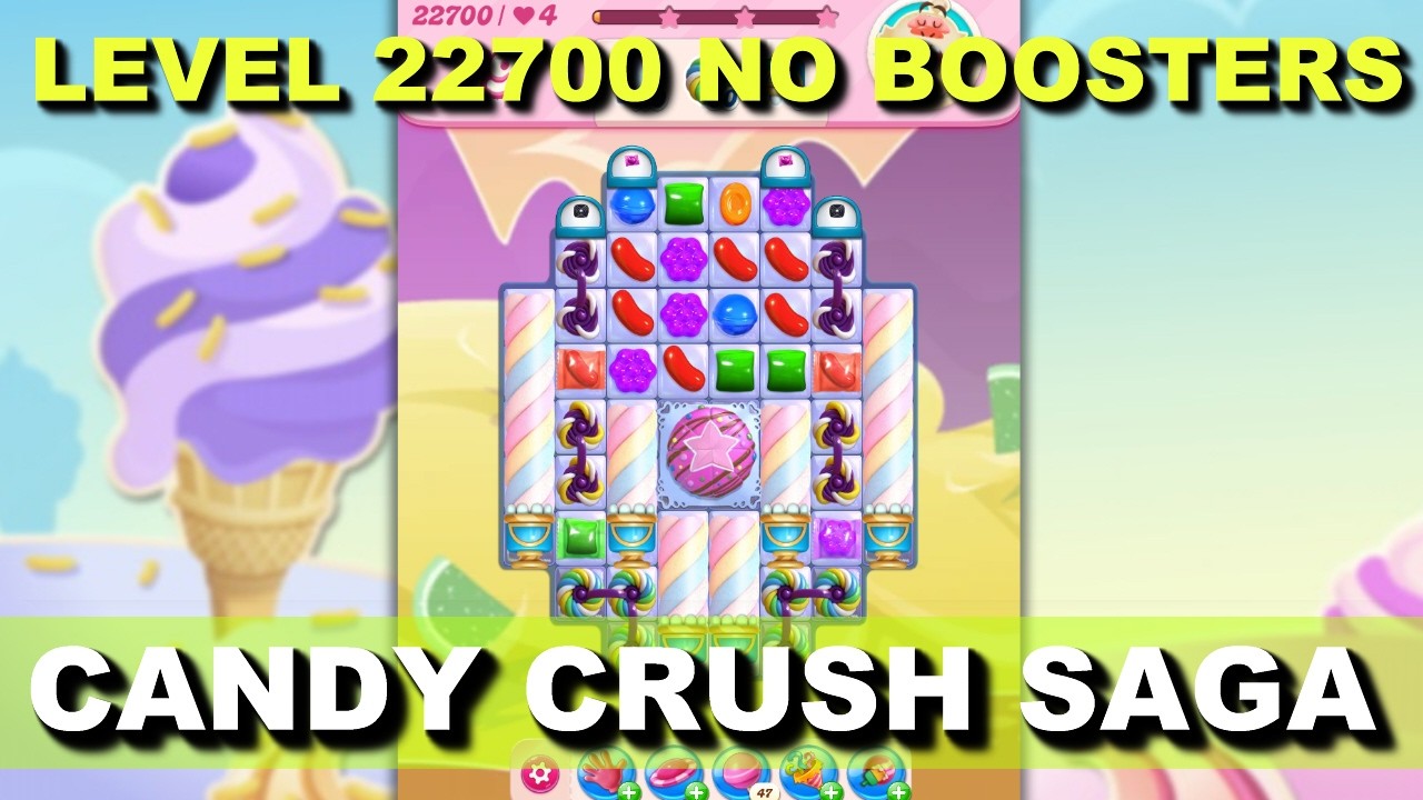 Candy Crush Saga Level 22700 No Boosters - YouTube