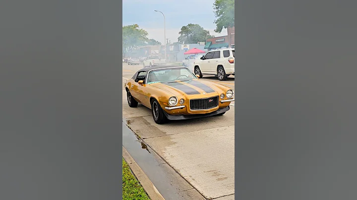 1970 Chevrolet Camaro Z28 Classic Car Drive By Engine Sound Harper Charity Cruise 2024