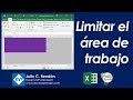 Limitar el área de trabajo en Excel | Excel Aprende