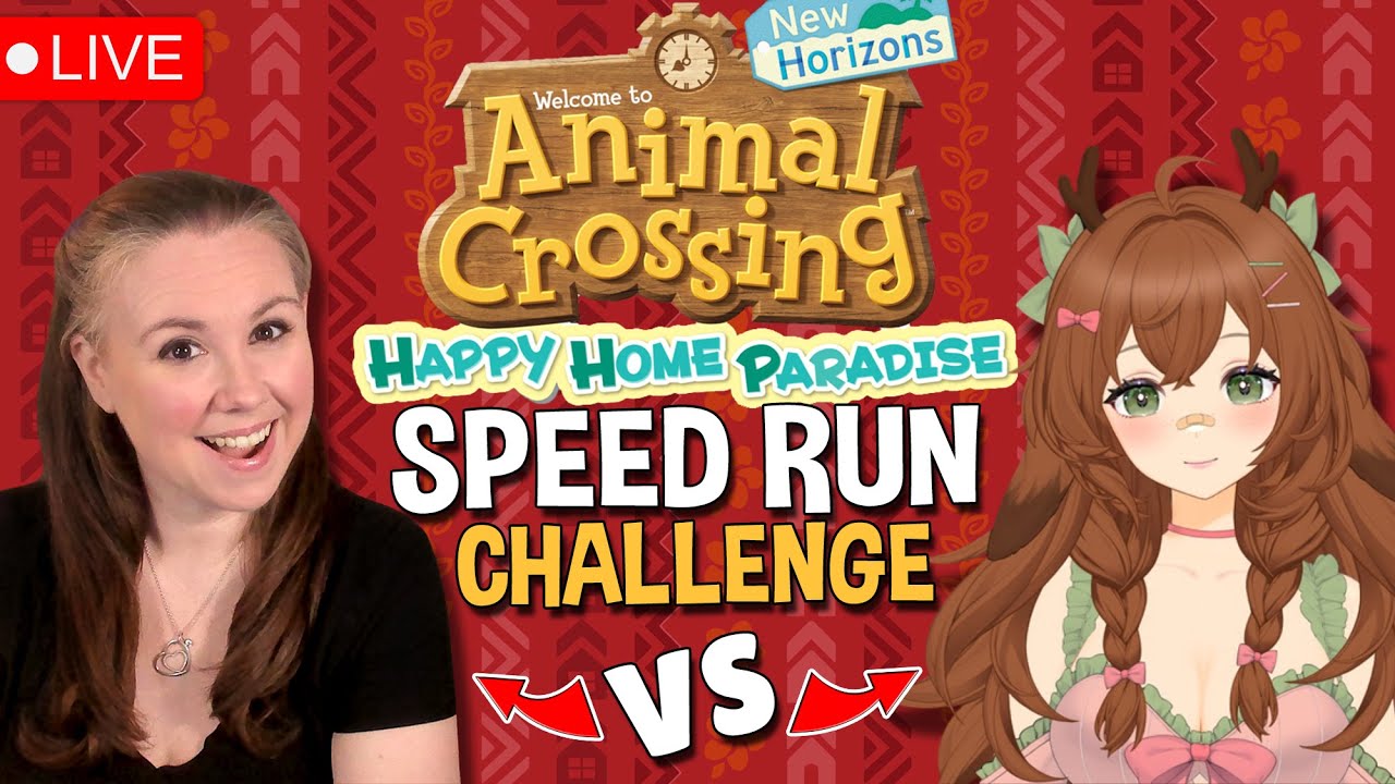 Animal Crossing HHP Sabotage SPEED RUN Challenge with @MaisieMomoTV!