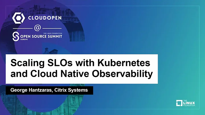 Scaling SLOs with Kubernetes and Cloud Native Obse...
