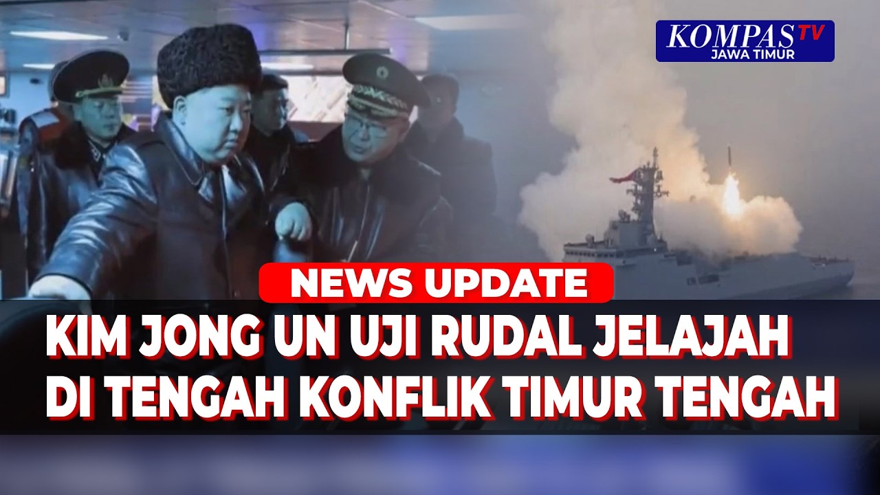 Kim Jong Un Cek Kapal Perusak Baru, Uji Rudal Jelajah di Tengah Perang Iran–AS–Israel