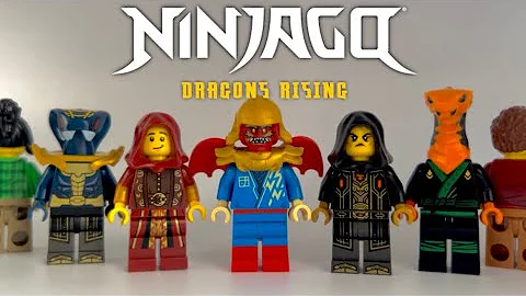 LEGO Ninjago Dragons Rising Season 3 Custom Minifigure Showcase!