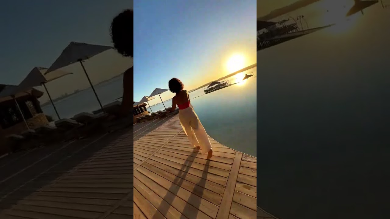 Dancing with the sunset in Oualidia!