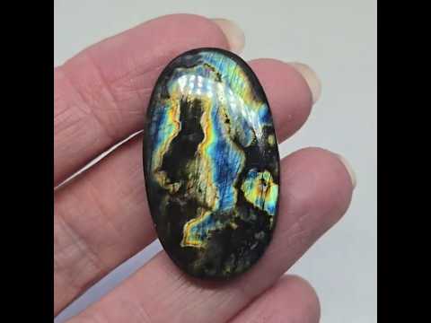 Лабрадор натуральный камень 50 ct для создания украшений лабрадор кабошон ювелирный полупрозрачный, видео 1