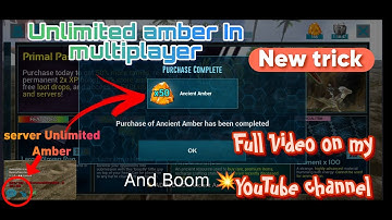 Can We Hack Server Amber In Ark Mobile?Let Find Out in video💥 unlimited amber in multiplayer.