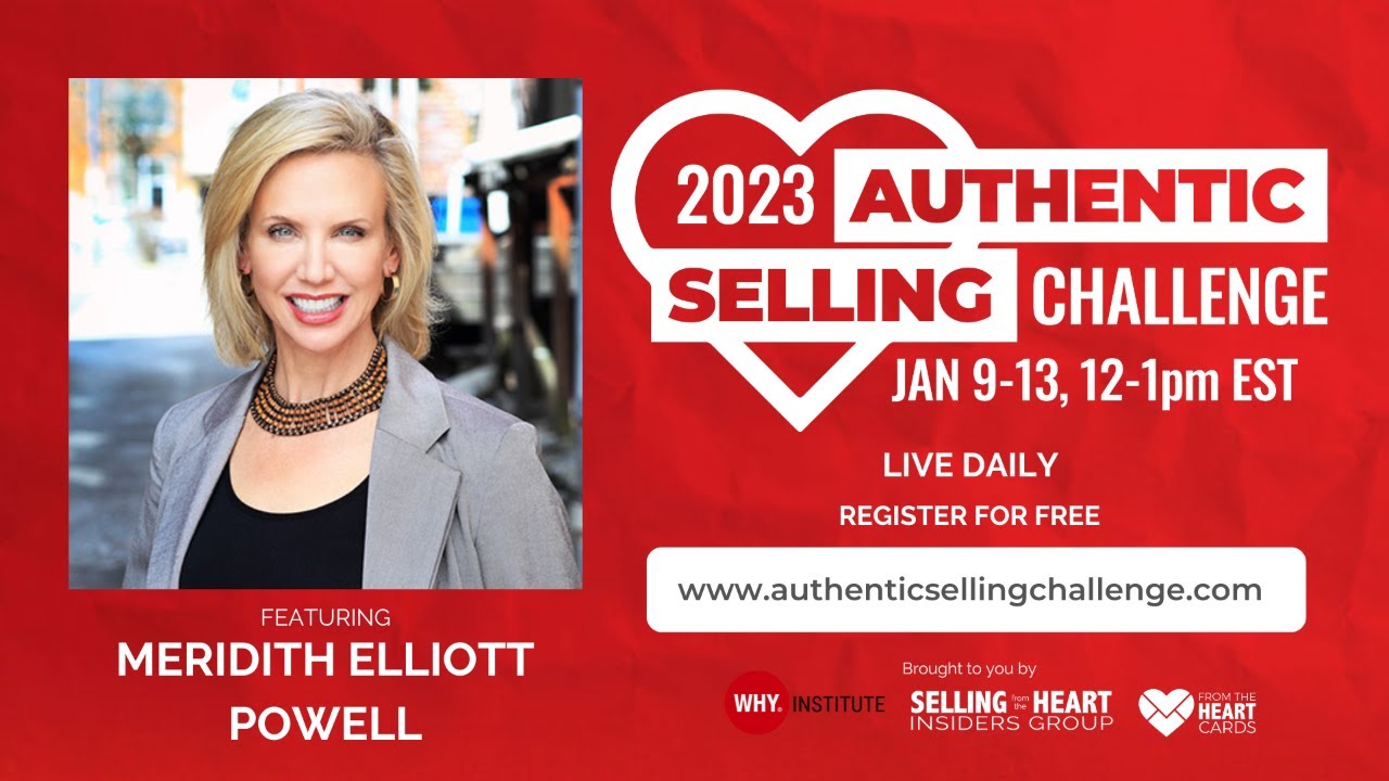 Meridith Elliott Powell at the 2023 Authentic Selling Challenge