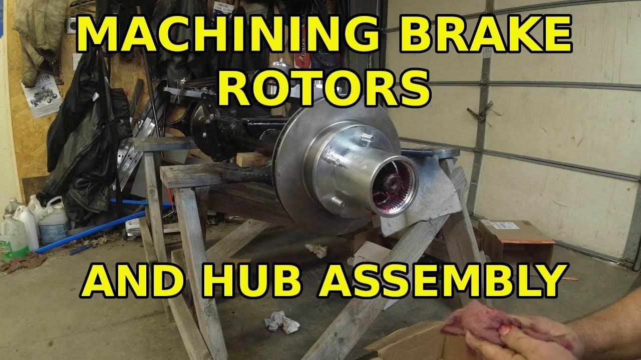 Kingpin Dana 60 for a CJ7 Part 15: Machining brake rotors and ...