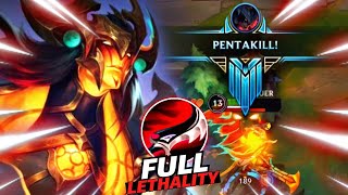 FULL LETHALITY AATROX SHOULD BE ILLEGAL!🤣 (EZ PENTA) - Wildrift