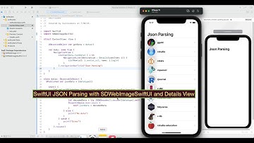 SwiftUI JSON Parsing with SDWebImageSwiftUI and Details View