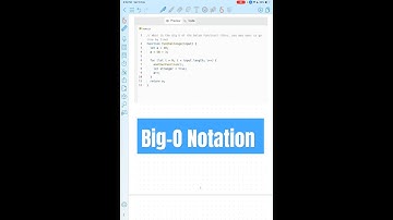 How to find the Big-O Notation for code ? #bigonotation #developer