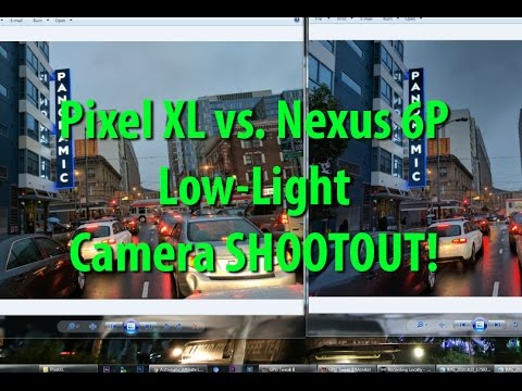 Pixel XL vs Nexus 6P Camera Low-Light Comparison!