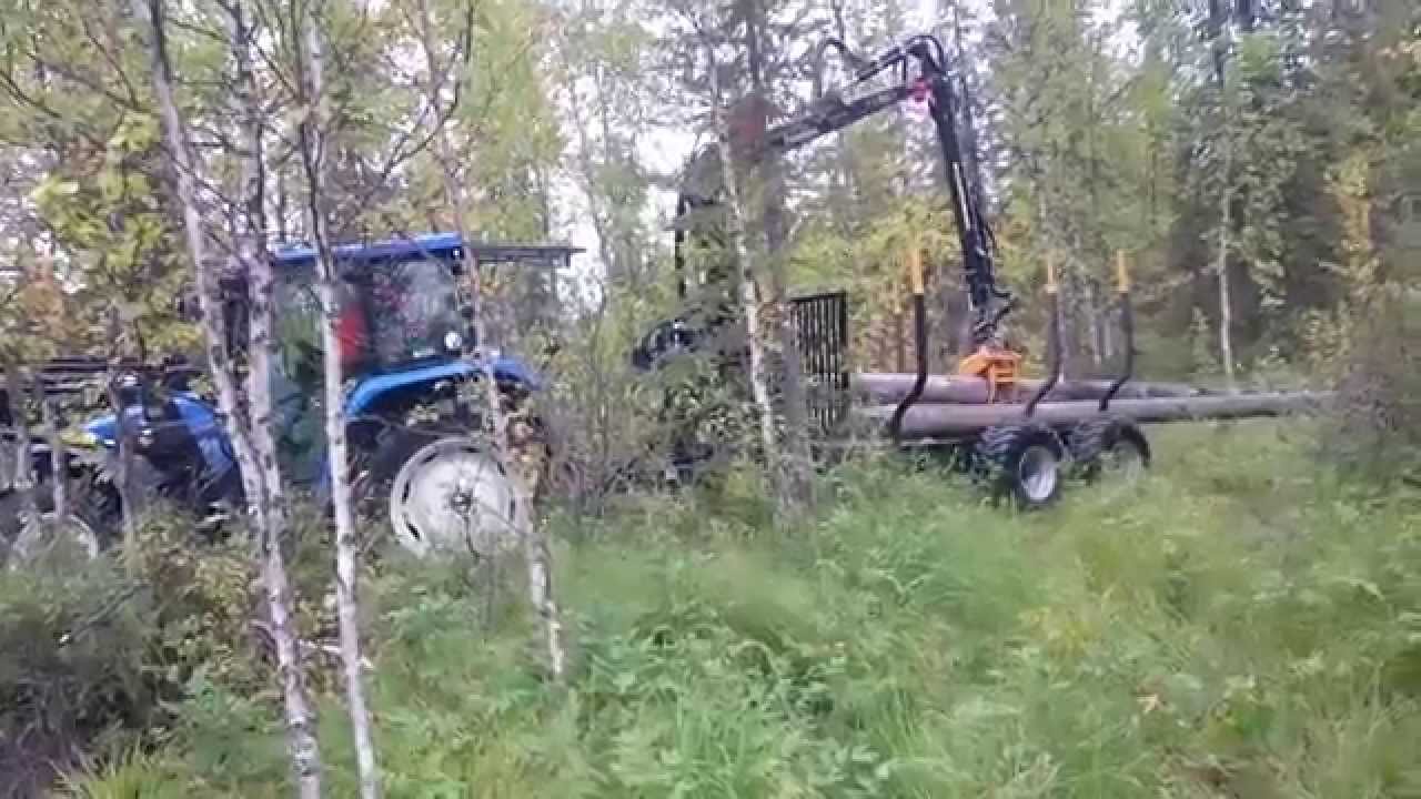 Vuostojokibro Bridge over creek out of telephone poles - YouTube