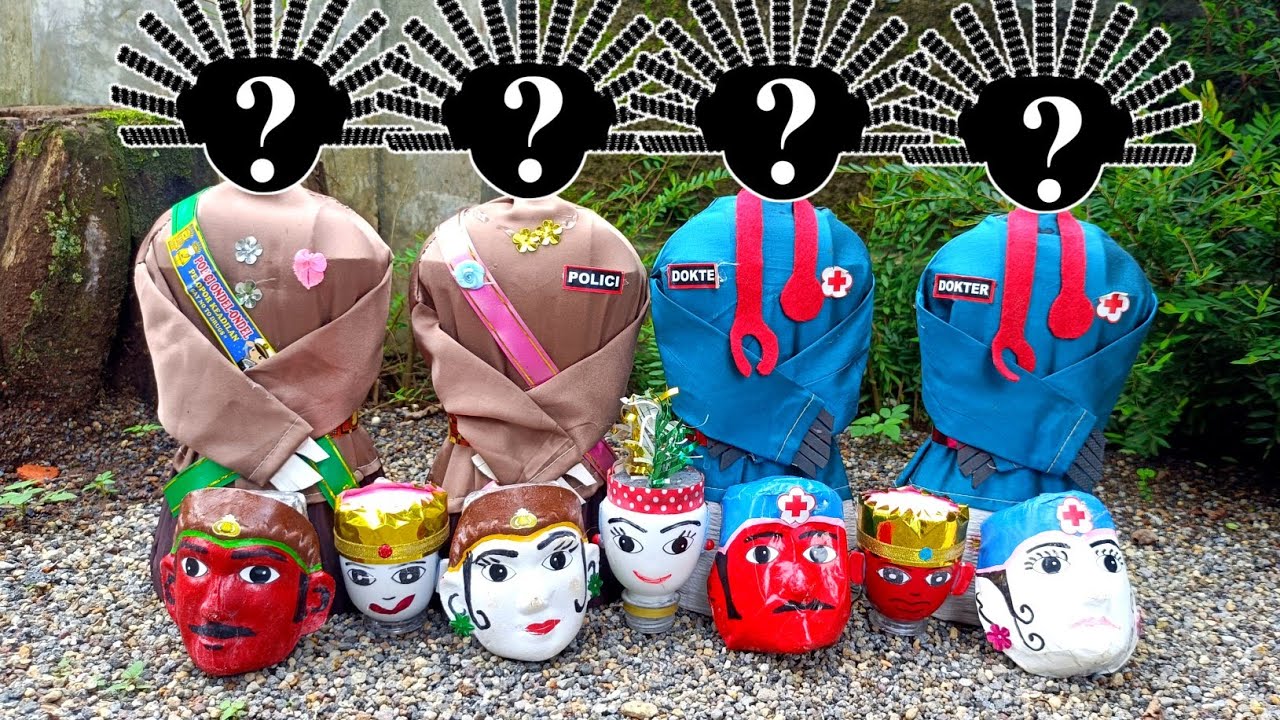 Wow Ada Banyak Ondel-ondel Betawi Tanpa Kepala...Ayo Cari Kepala Ondel-ondel !!!