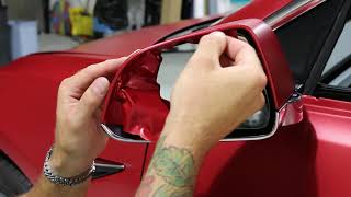 How to Vinyl Wrap a Mirror Cap - Tesla Model 3