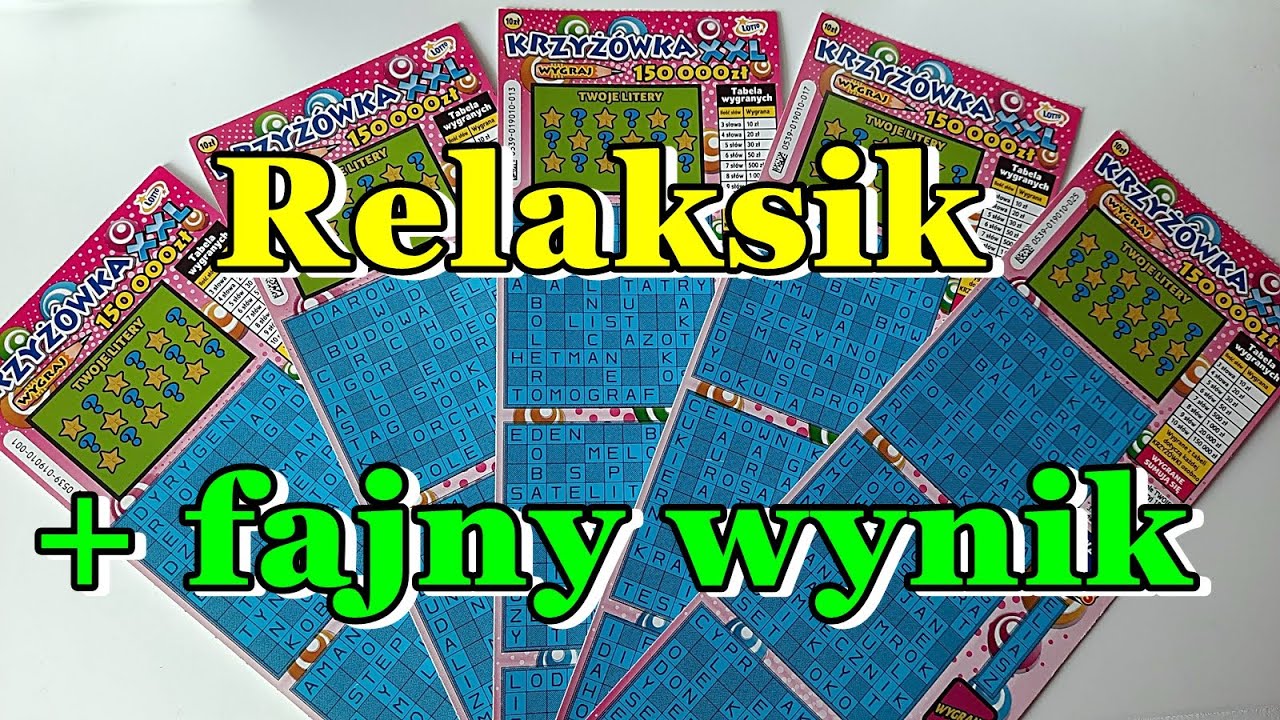 Zdrapki Lotto #248/Relaks z Krzyżówkami XXL/Fajna wygrana 😜😜😜 #zdrapki #lotto #krzyżówkaxxl