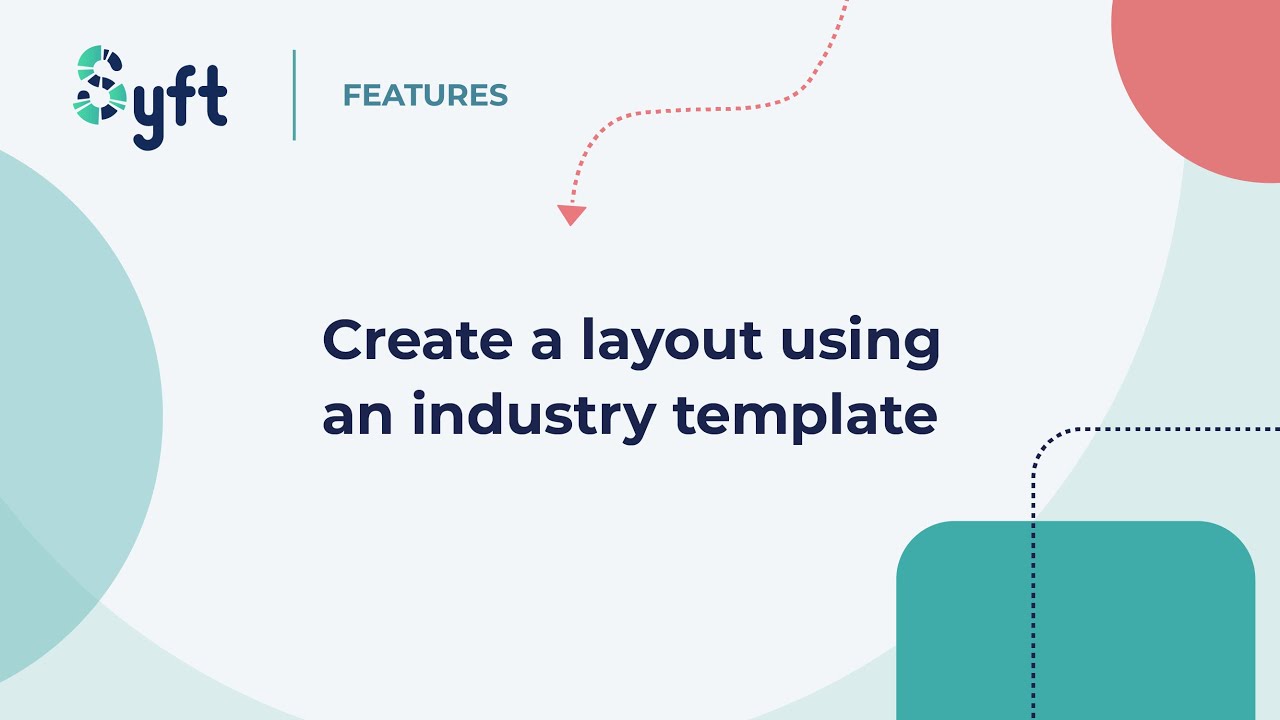 Create a layout using an industry template - YouTube