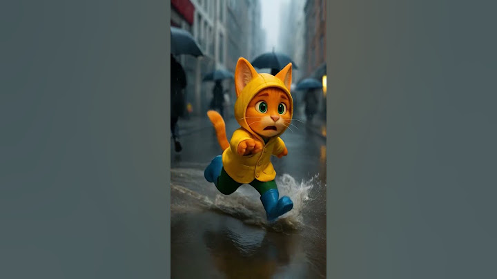 Rainy Day Rescue – Pixar‑Style Cat Hero Saves the Day! #shorts #pixarstyle