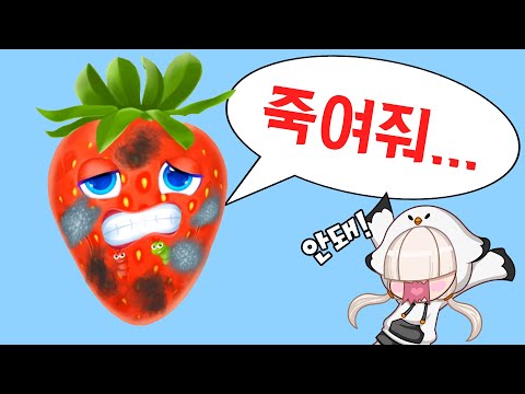 과일 병원에 응급환자(?) 등장!!🍓 죽기 직전인 딸기를 다시 싱싱하게 되살려내요!!
