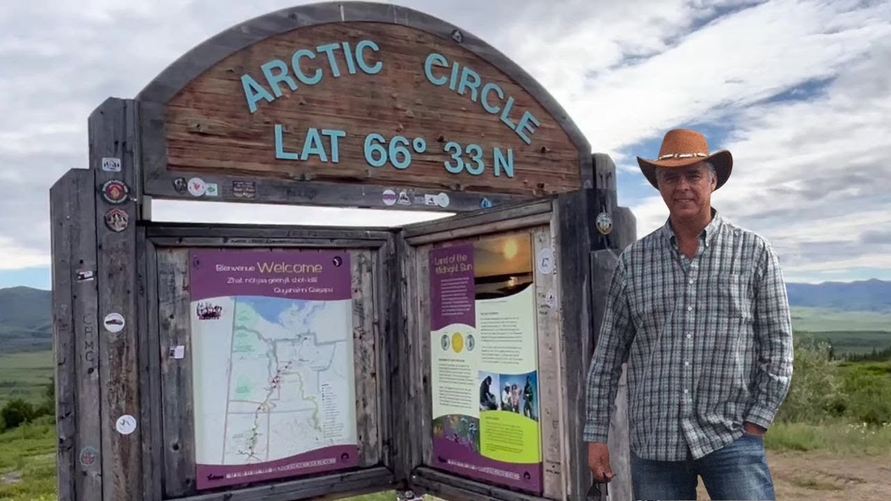 RENDU AU CERCLE ARCTIQUE - De Québec jusqu'au Yukon et l'océan Arctique . Épisode 11