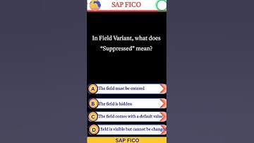 SAP FICO Interview Questions and answers August 19, 2025#shorts