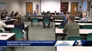 Fort Smith police officer appeals suspension