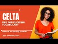 CELTA - Tips for eliciting vocabulary (essential for teaching practice!)