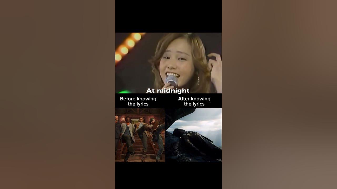 Before knowing what the lyrics actually mean