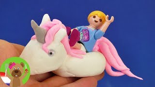 Playmobil DIY EENHOORN opblaasdier voor HANNAH VOGEL | Unicorn zwmebad voor Playmobil waterpark