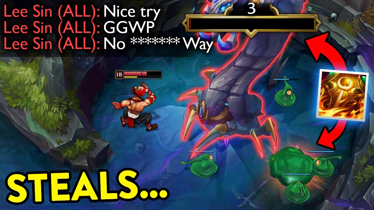 THANKS FOR THE LEASH 😉 PERFECT STEALS COMPILATION (League of Legends) YouTube