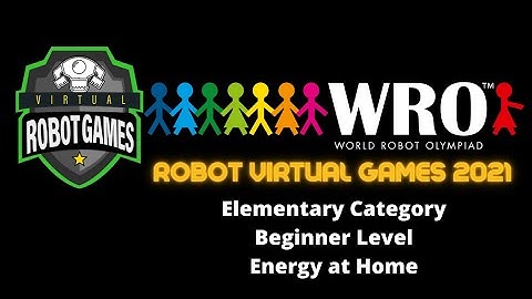 WRO Robot Virtual Games 2021 Elementary Beginner