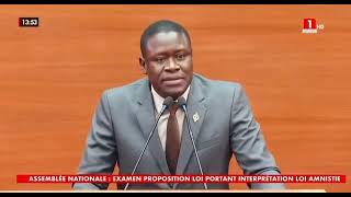 Honorable député Oumar SY: une pertinente intervention par rapport à la loi interprétative
