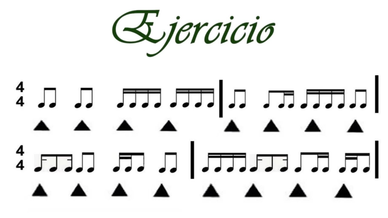 Figuras músicales y células ritmicas YouTube