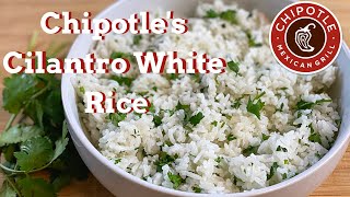 Chipotle White Rice Recipe  At Home  by a former Chipotle Employee