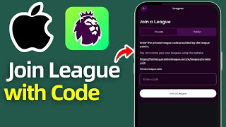 How to Join FPL League with Code | Fantasy Premier League Tutorial | 2024 screenshot 3
