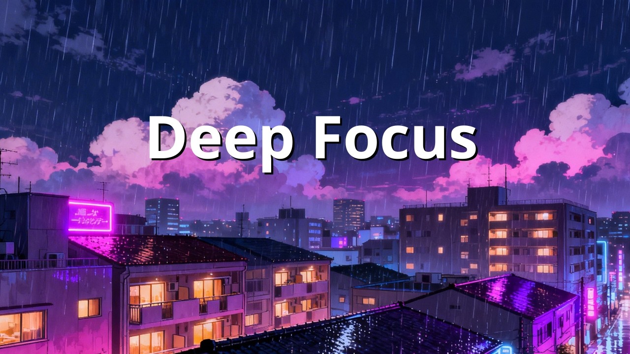 Calm Tokyo Rain 🌧️ 落ち着く夜の音楽