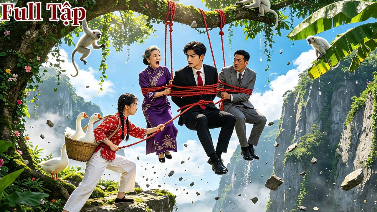 Cô gái quê lên núi đốn củi cứu gia đình tỷ phú bị bắt cóc—Ai ngờ họ chính là gia đình ruột của cô!